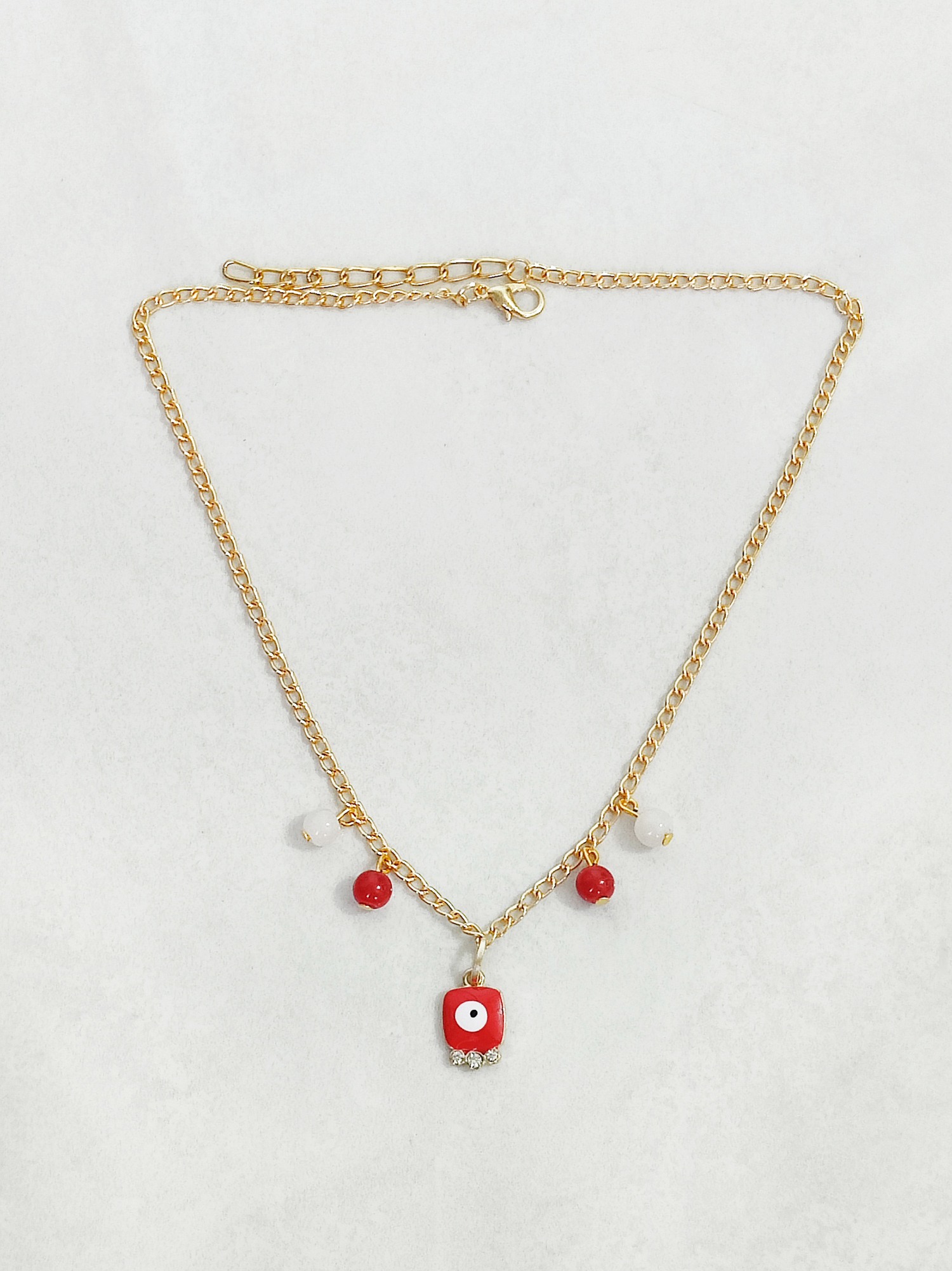 Scarlet Evil Eye Chain - Red