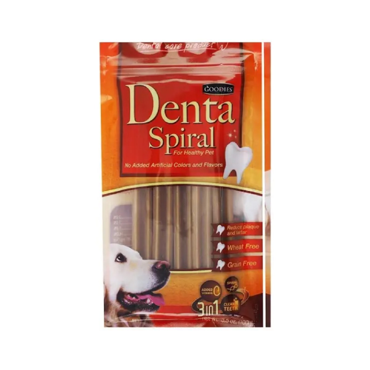 Goodies Denta Spiral Dog Treat - 500 Gm