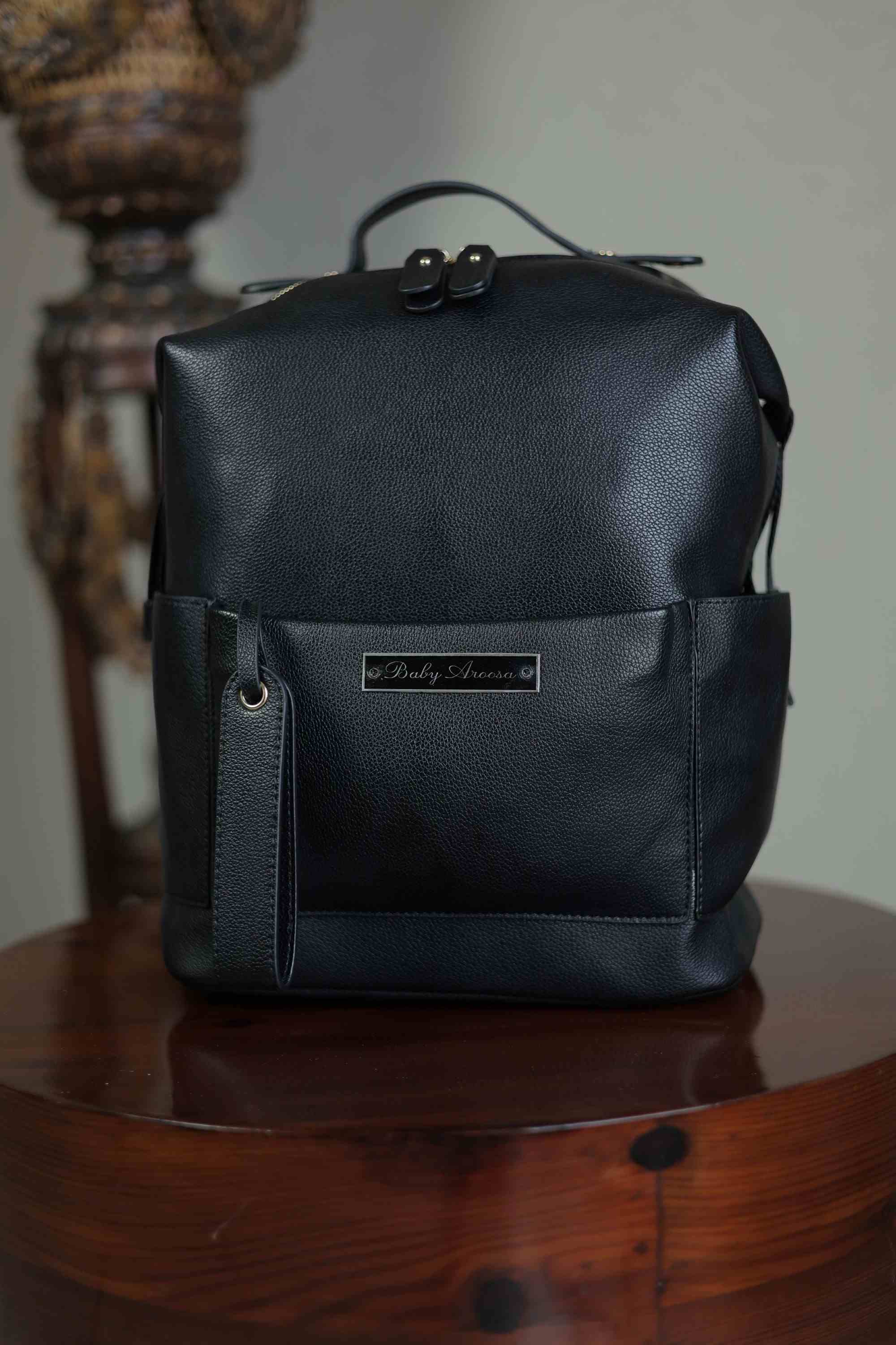 Noir Luxe Diaper Bag