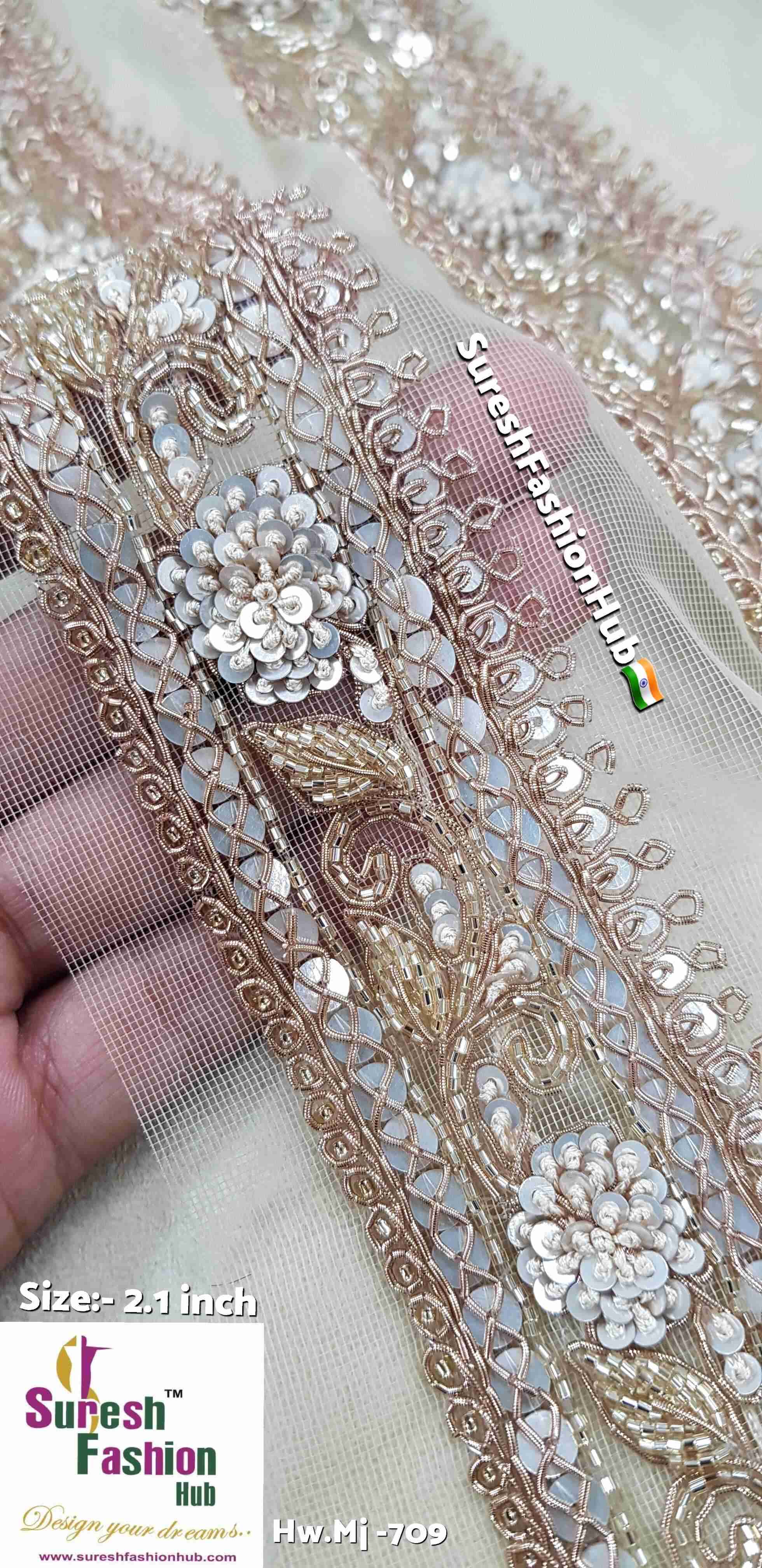 Sabyasachi-Inspired Floral Knot Elegance Lace