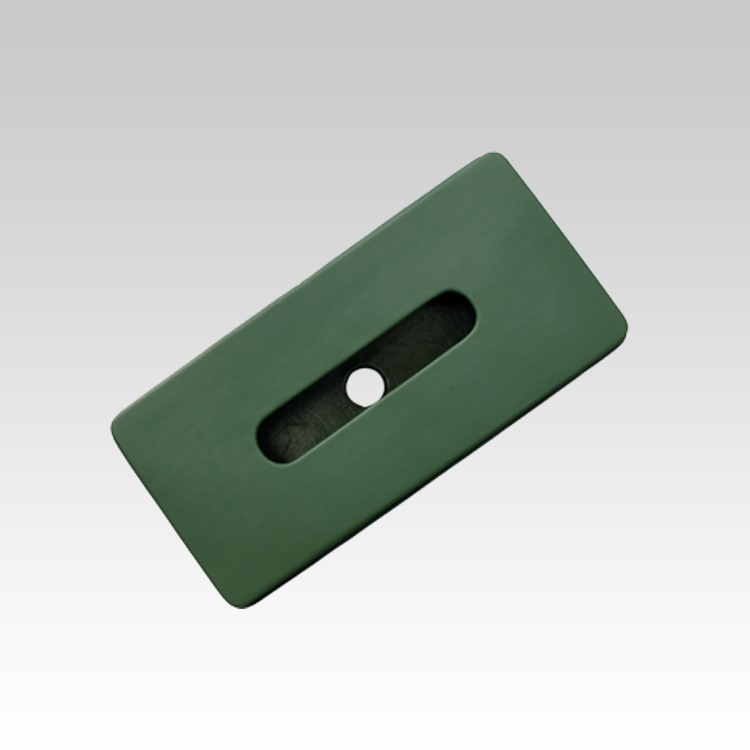 Tissue Box Holder for Home and Office in Premium Faux Leather | Size: 9.5 x 4.5 x 2.5(H) Inches | Moderno | Olive Green