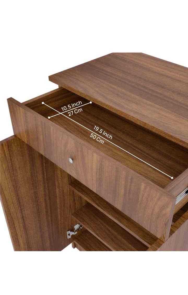 Eddie Shoe Rack | Wood Shoe Storage | Space Organizer | - Leon Teak