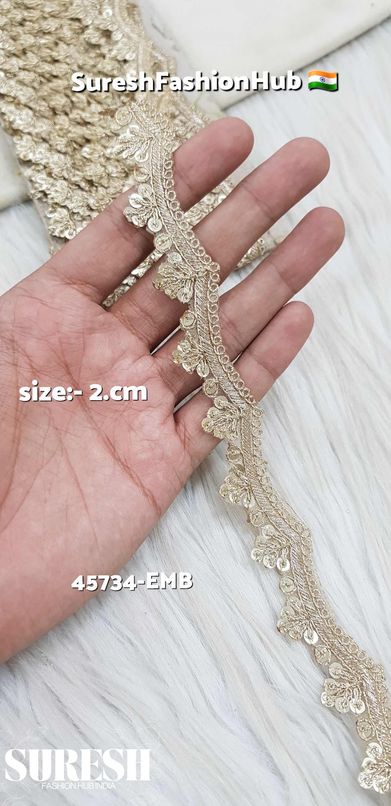Pearl Elegant Dori Zari & Sequence Organza Lace