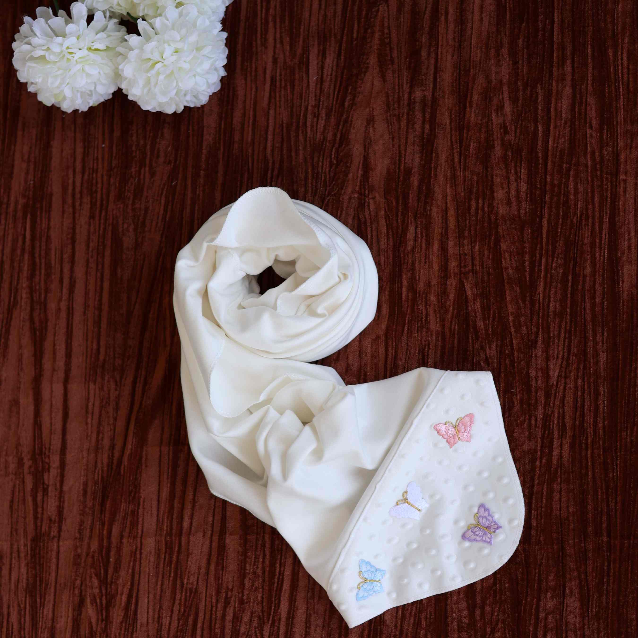 White Monarch Romper Set