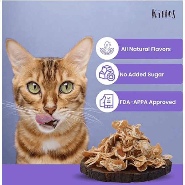 Kittos Salmon Rings Cat Treat - 35g