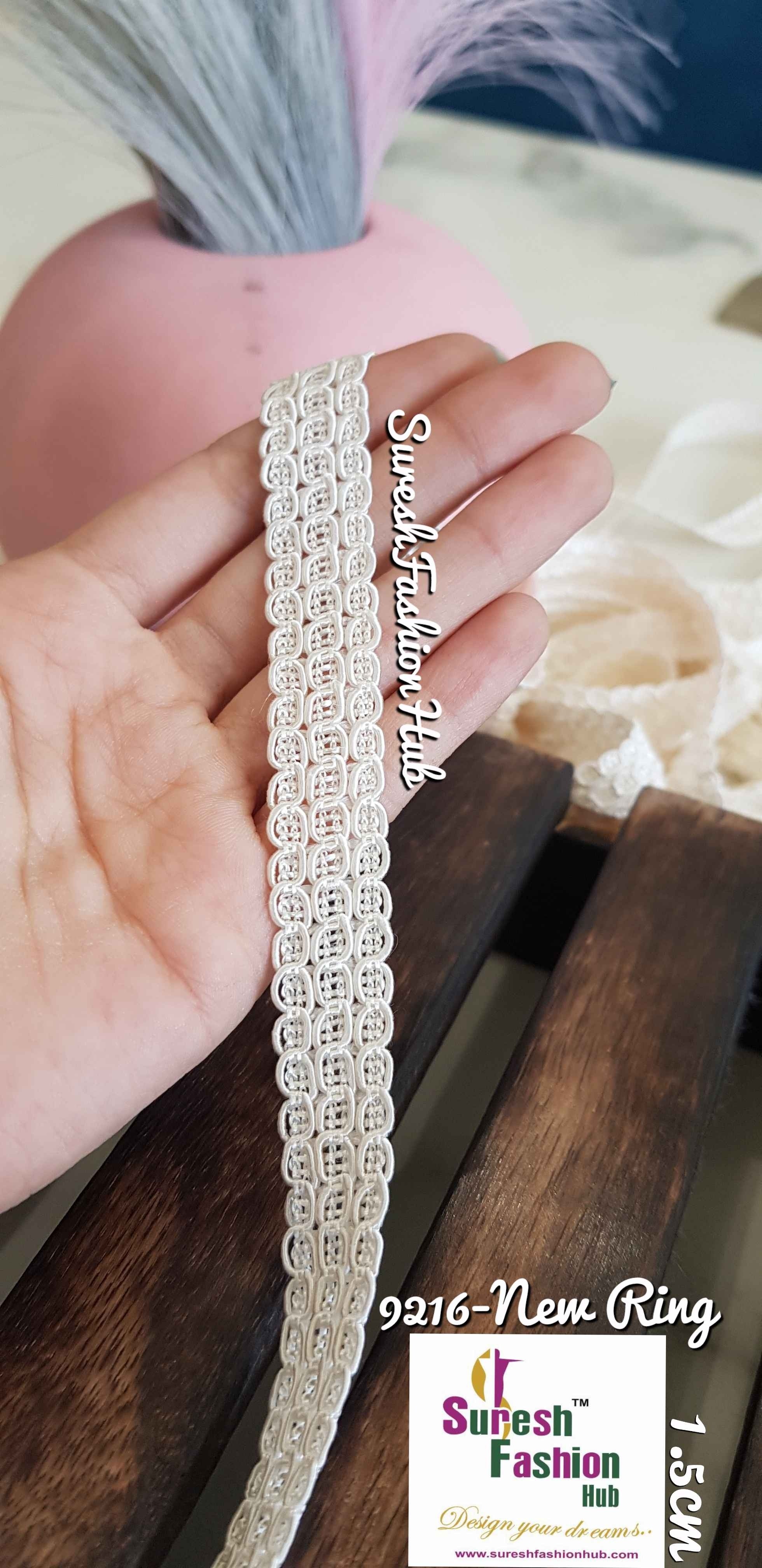 Dainty Round Ring Crotchet Trim