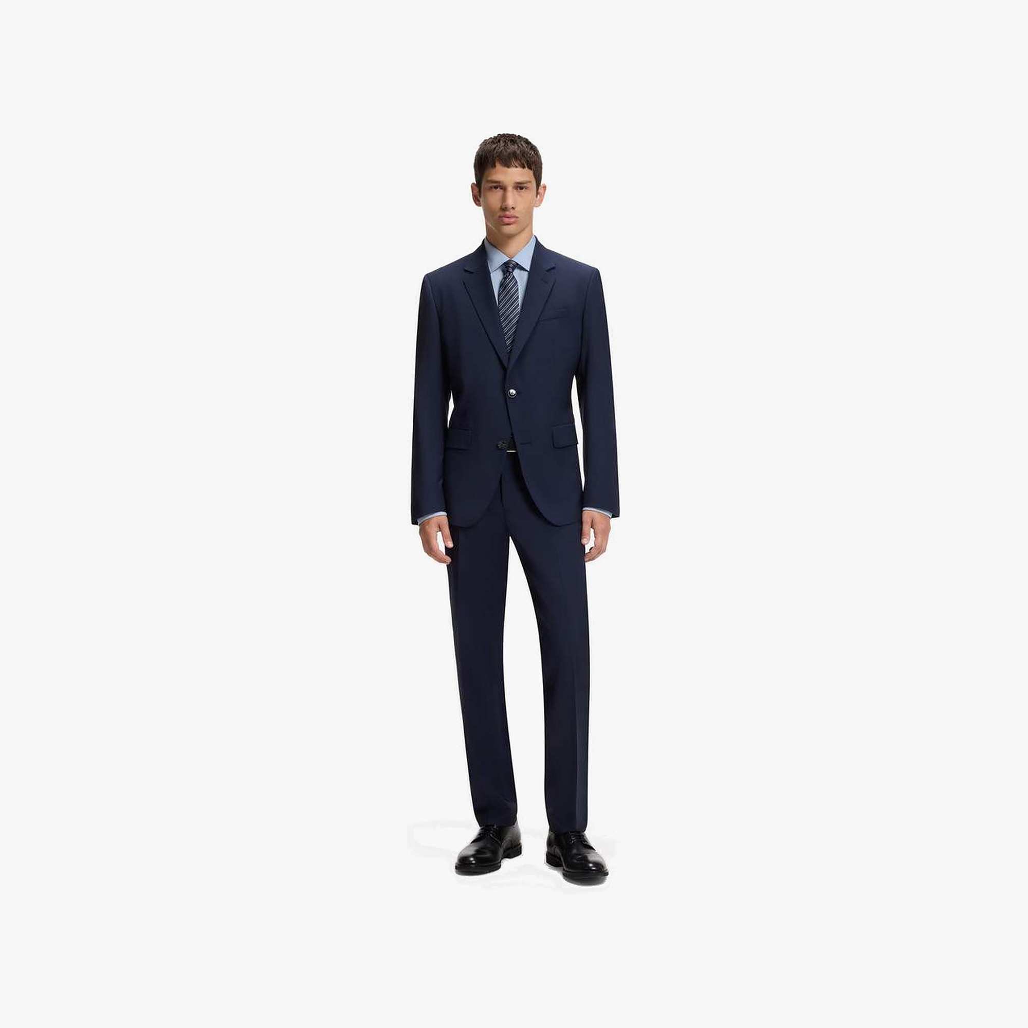 Slim-Fit Easy-Iron Cotton-Poplin Shirt