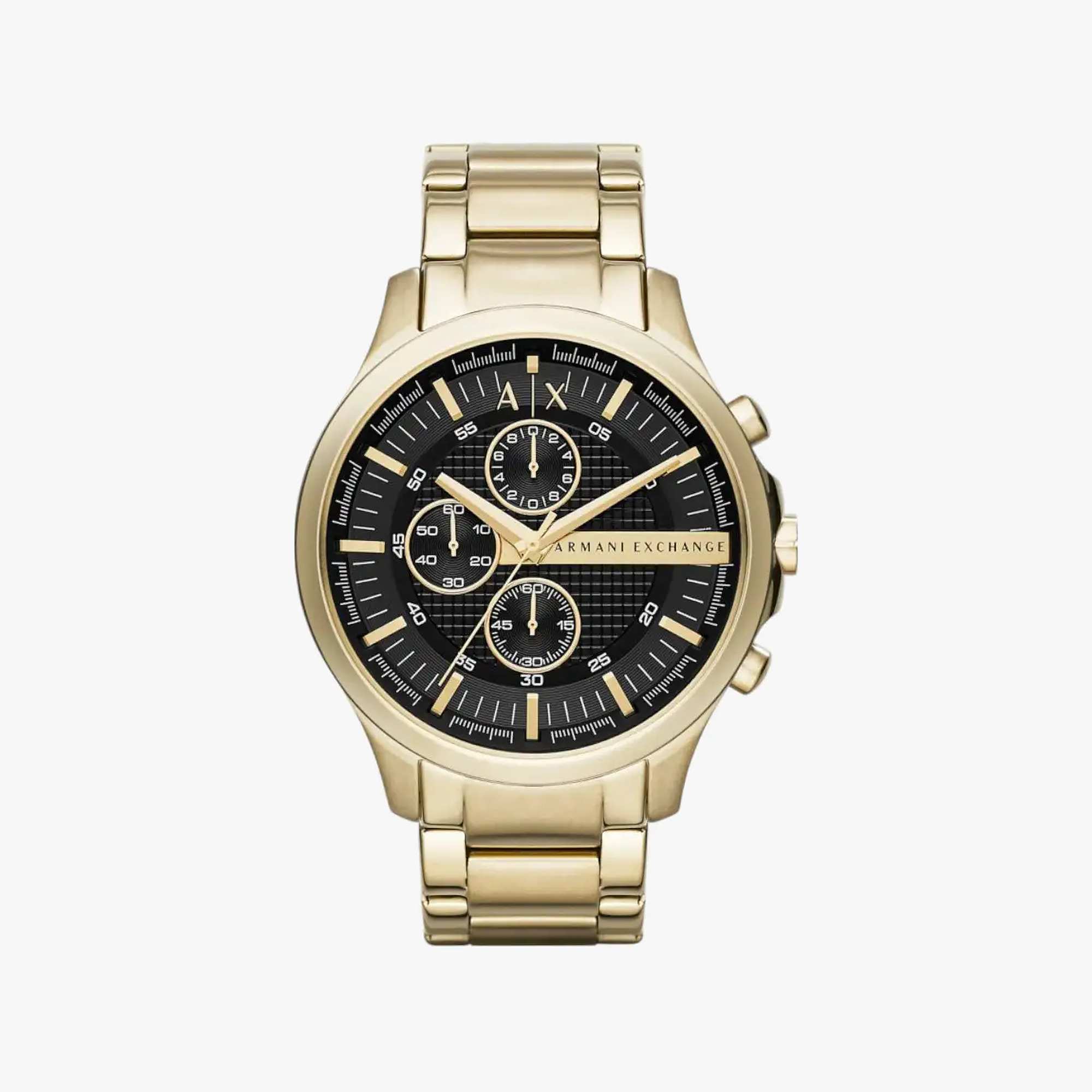 Black Stainless Steel Round Watch