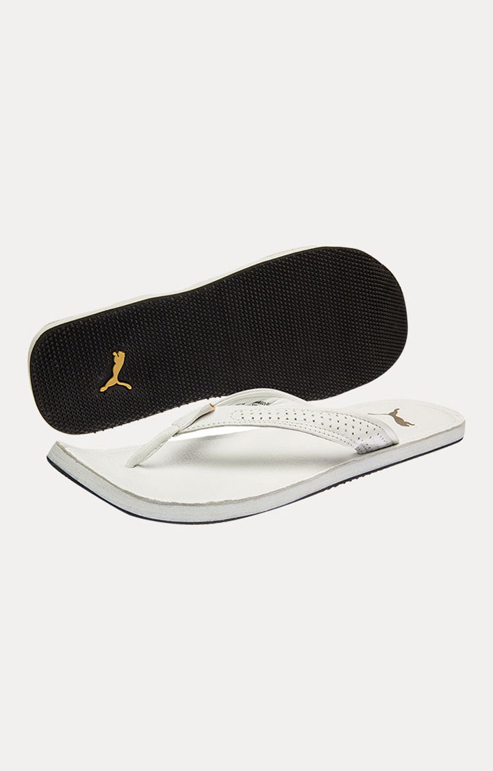 Java Iii Dp White Flip Flops