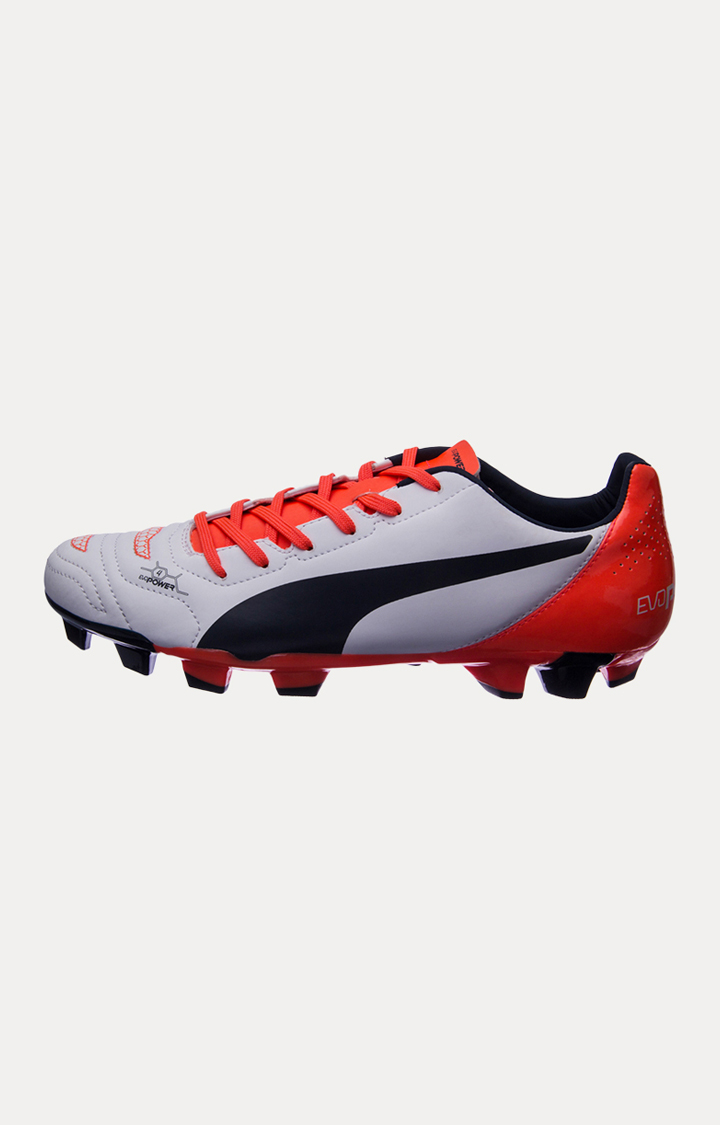 Evopower 42 Fg White Football Shoes