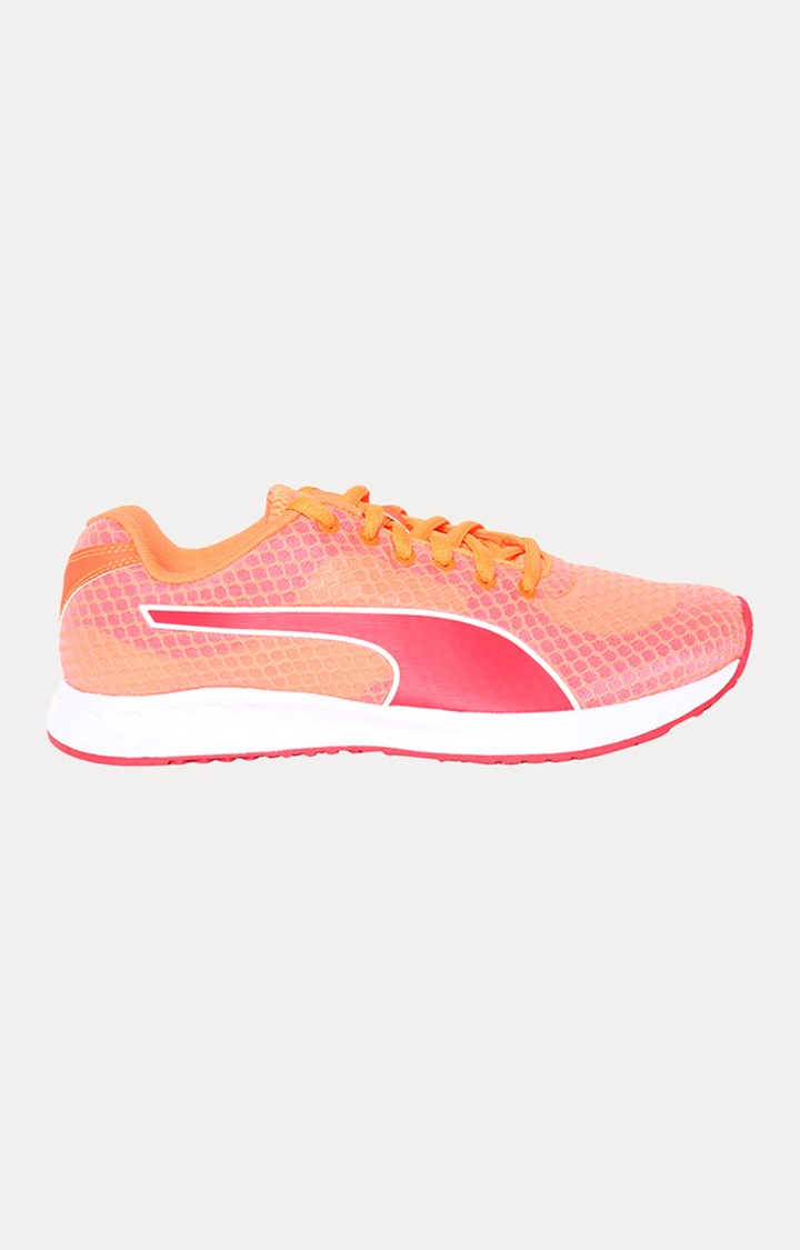 Fluo Peach and Rose Red Burst Winners Running Shoes Puma