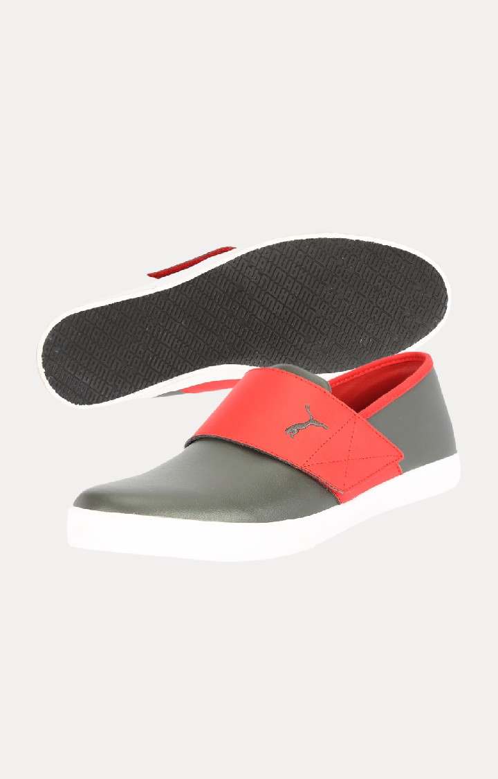 Dark Shadow and High Risk Red Loafers Puma