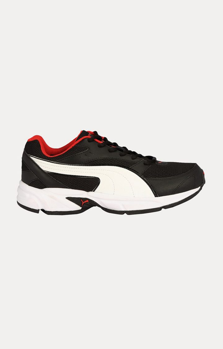 Puma Black and High Risk Red Forever DP Running Shoes