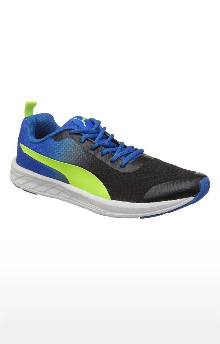 PUMA RADIANCE IDP PUMA BLACK ELECTRIC BLUE LE RUNNING SHOE