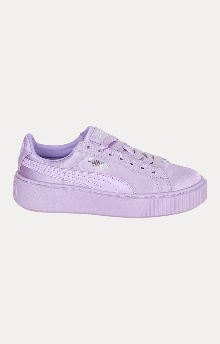 Puma basket platform tween jr sneaker hotsell