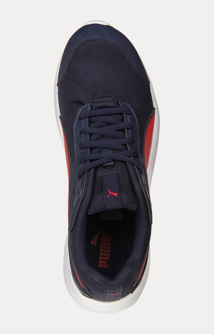 Puma red ribbon top shoes