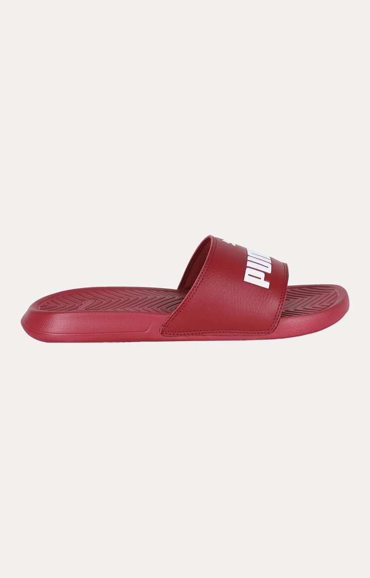 Maroon Flip Flops
