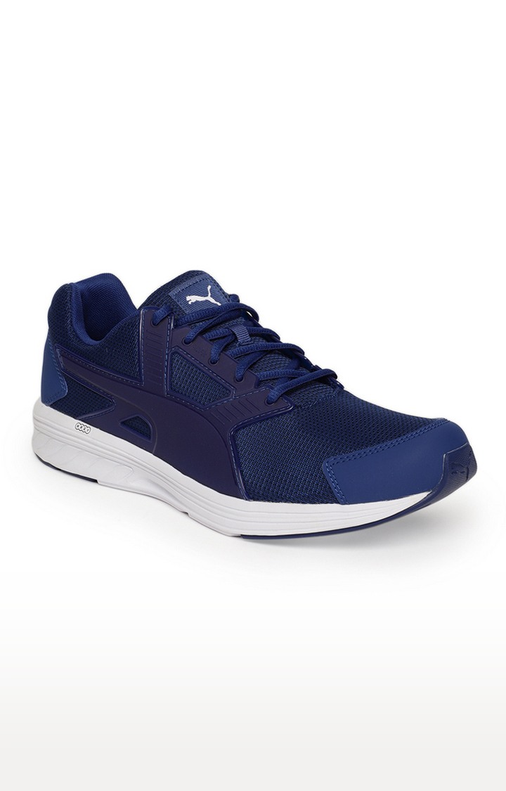 Puma navy blue running shoes store