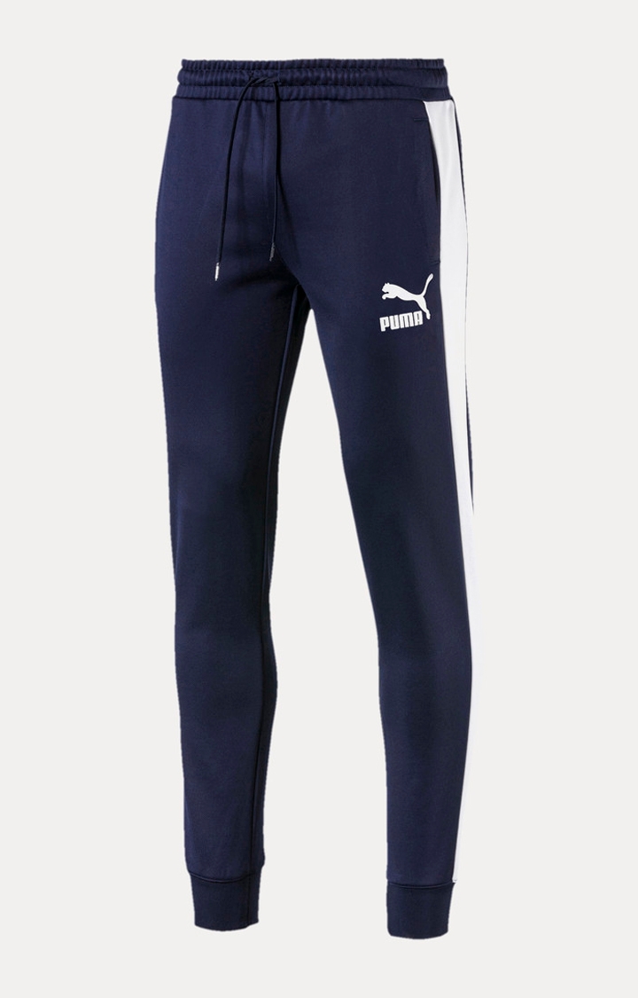 Puma Iconic T7 Woven Men's Track Pants. Size Medium . Black/White | eBay
