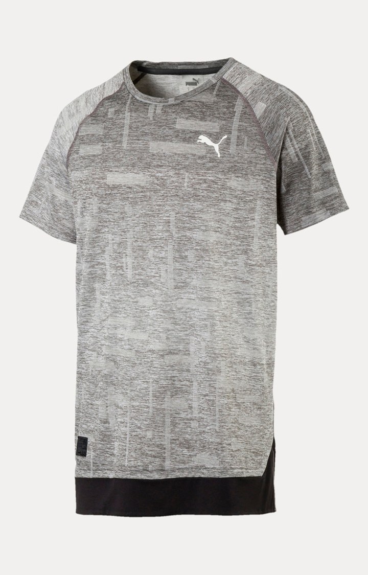 N R G SS Tech Tee Medium Gray Heather