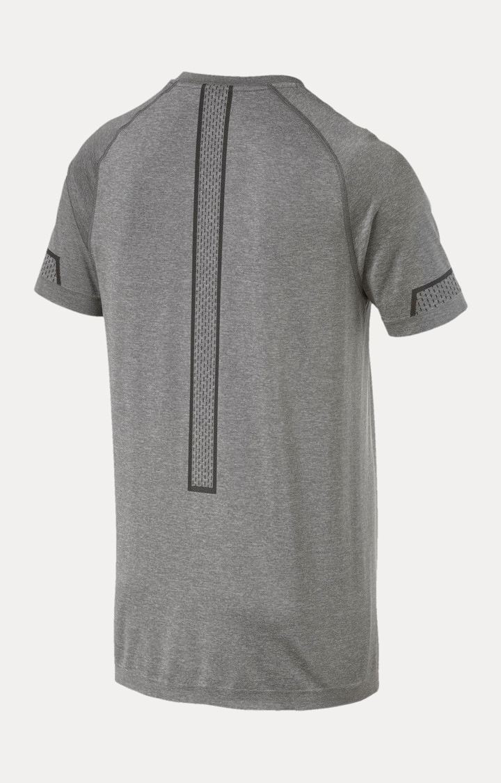 Energy Seamless Tee Charcoal Gray Heathe Puma