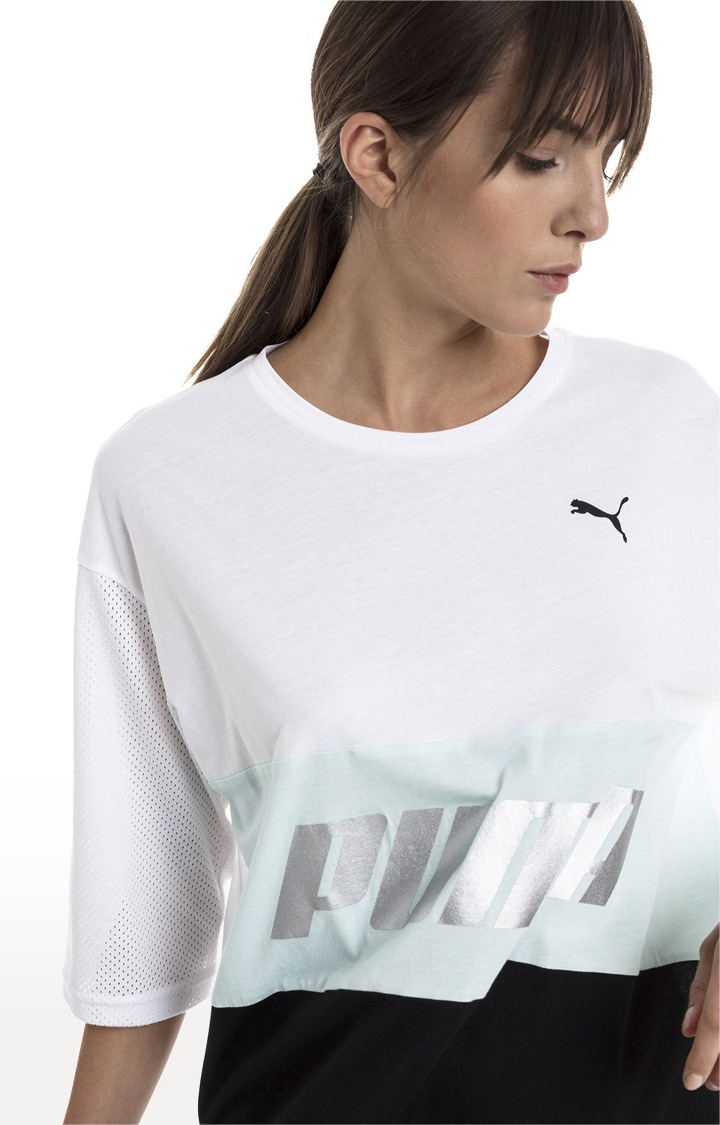 Modern Sports Boyfriend Tee Puma White A