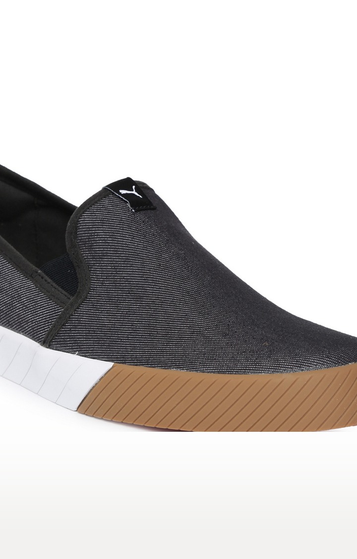 Puma Mens Black Casual Slip ons Puma
