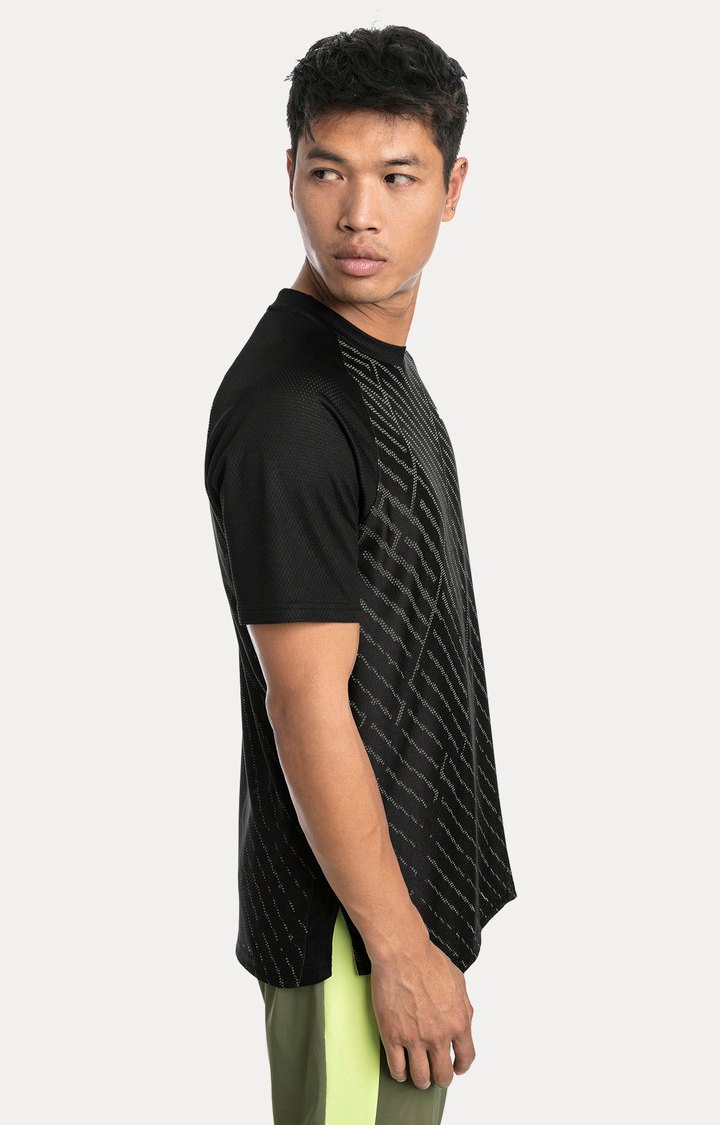 VENT Graphic SS Tee puma black fizzy yel Puma