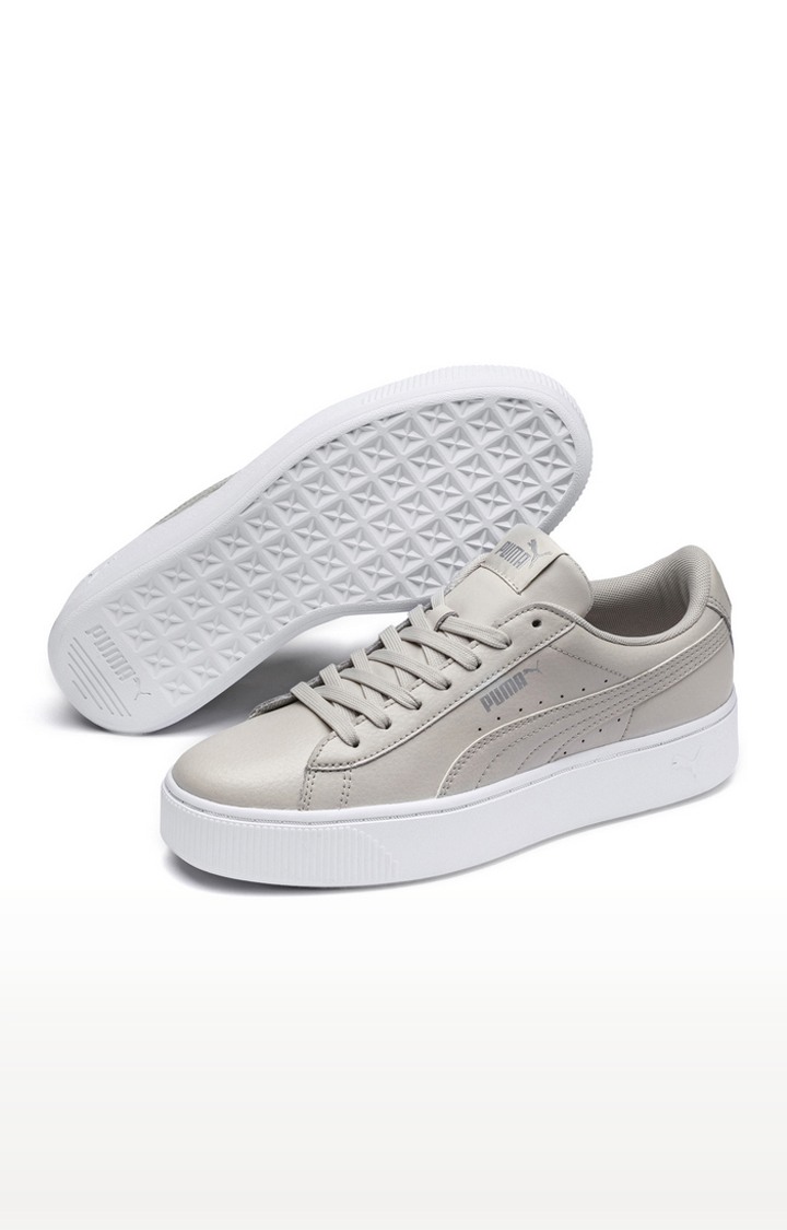 Puma vikky sales stacked silver grey