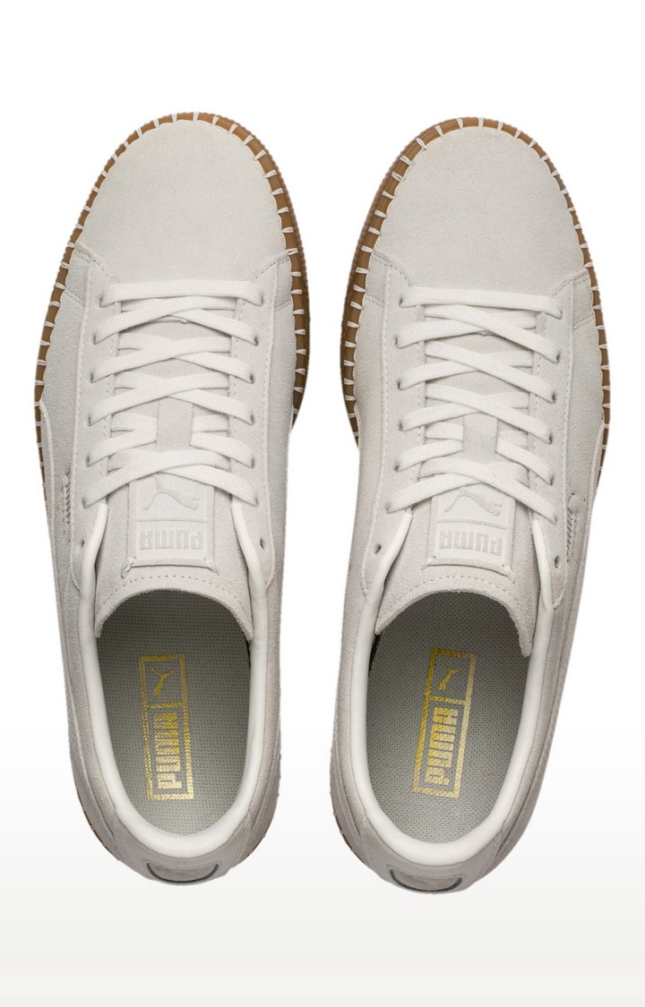 Puma suede classic blanket stitch top