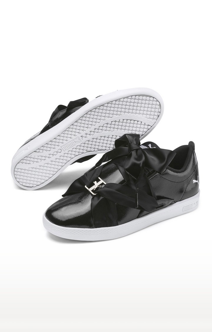 Puma smash wns blk patent top