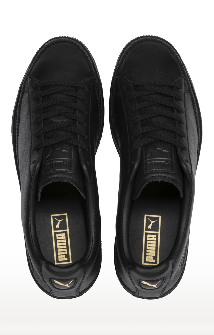 Puma basket sale trim black