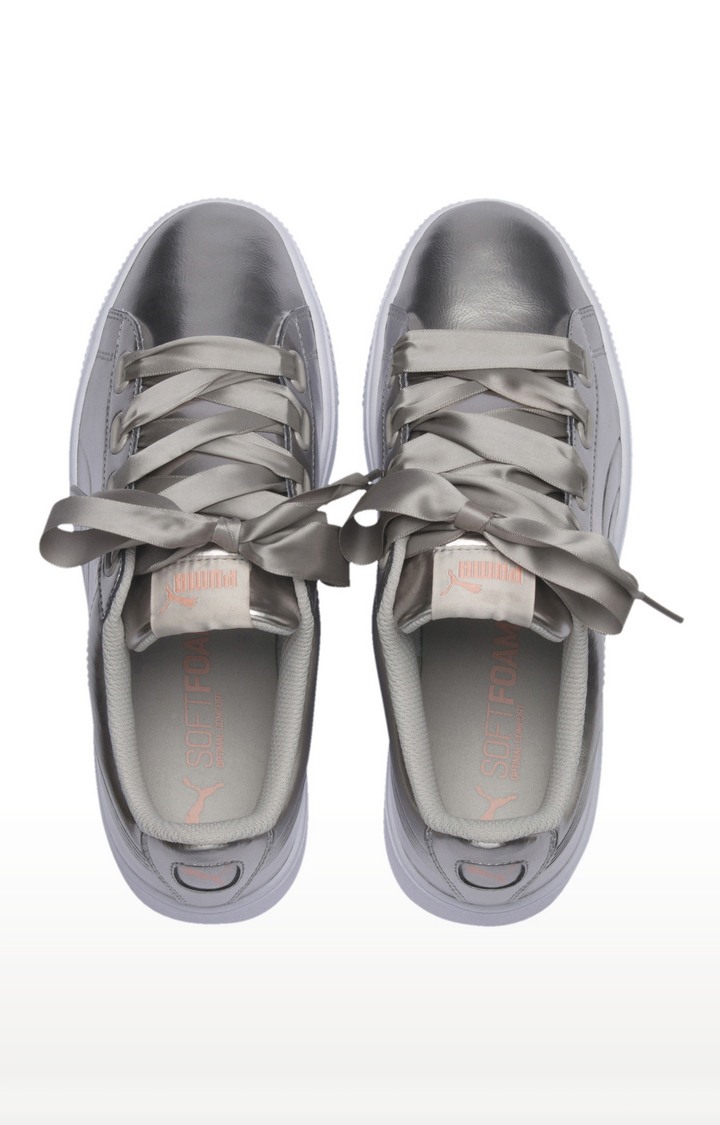 Puma vikky stacked silver grey top