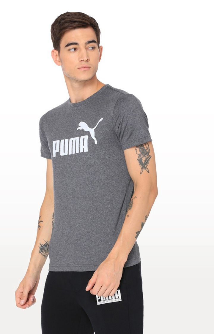 Puma | Dark Grey Printed T-Shirt 2