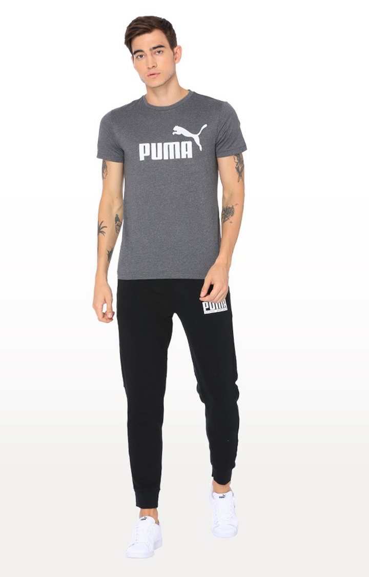 Puma | Dark Grey Printed T-Shirt 1
