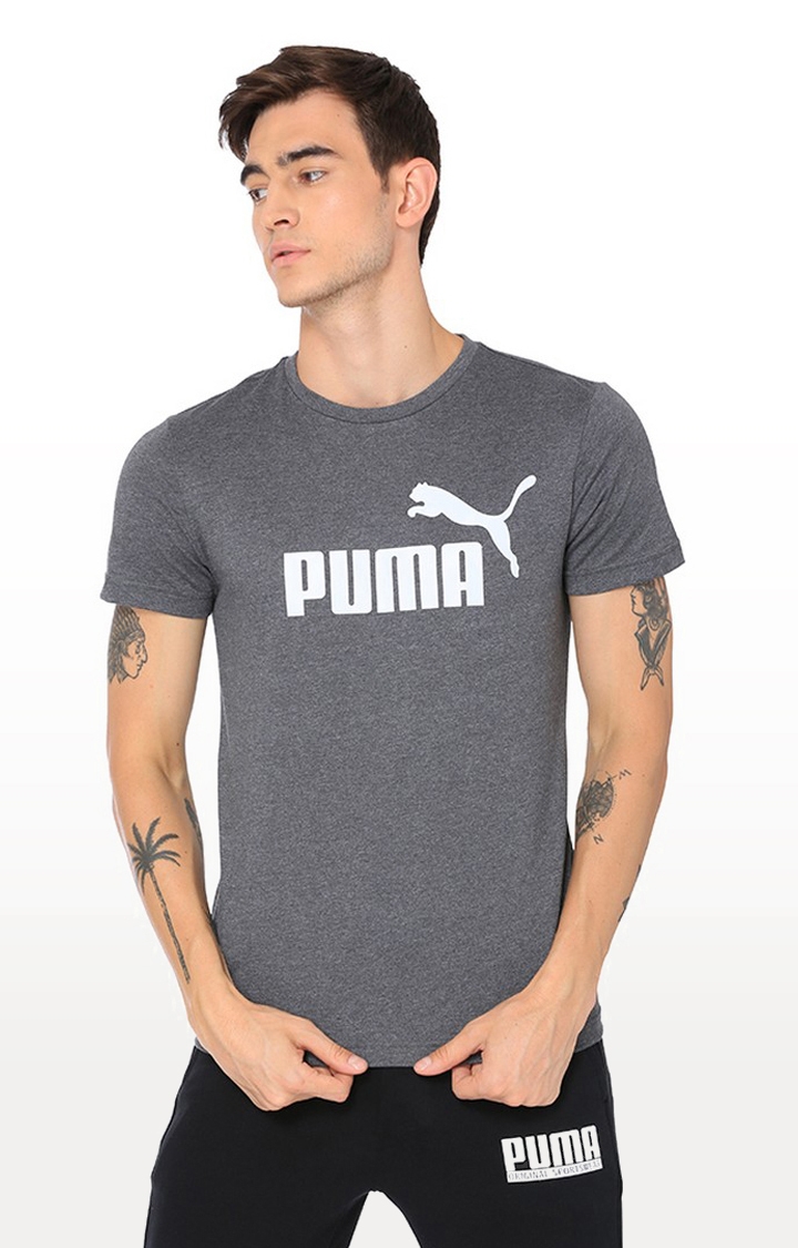 Puma | Dark Grey Printed T-Shirt 0