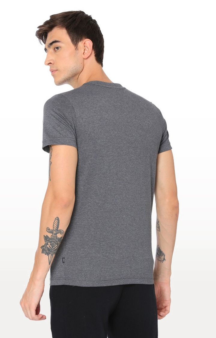 Puma | Dark Grey Printed T-Shirt 4