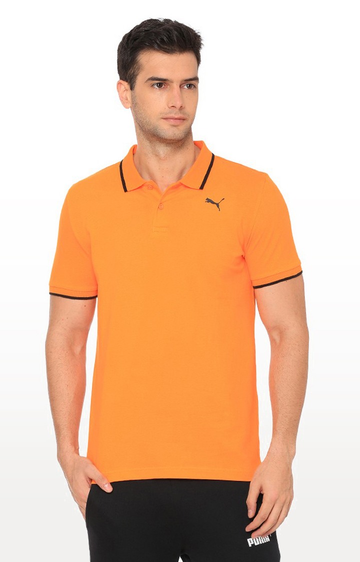 Puma orange polo shirt store
