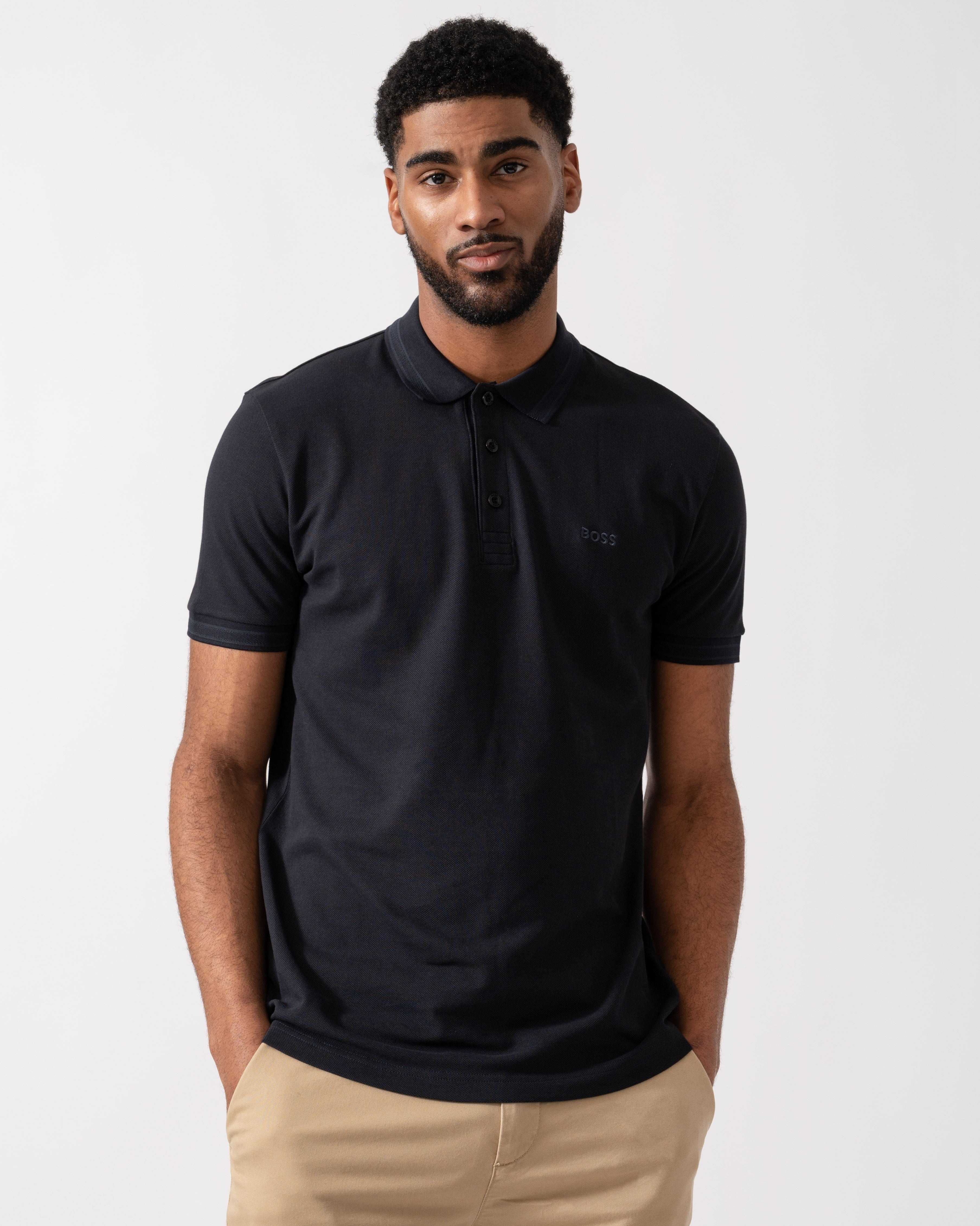 Paddy Polo Shirt In Cotton Pique With Logo Undercollar
