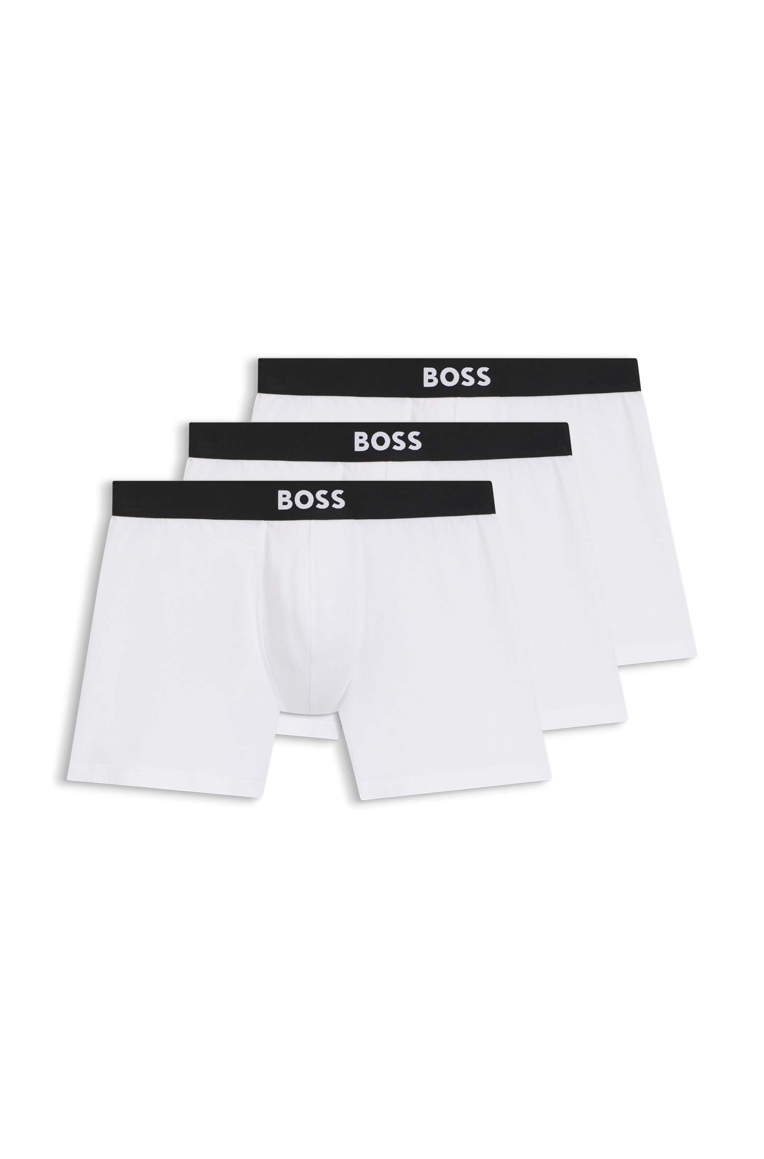 Stretch Cotton Logo Boxer Brief 3-Pack