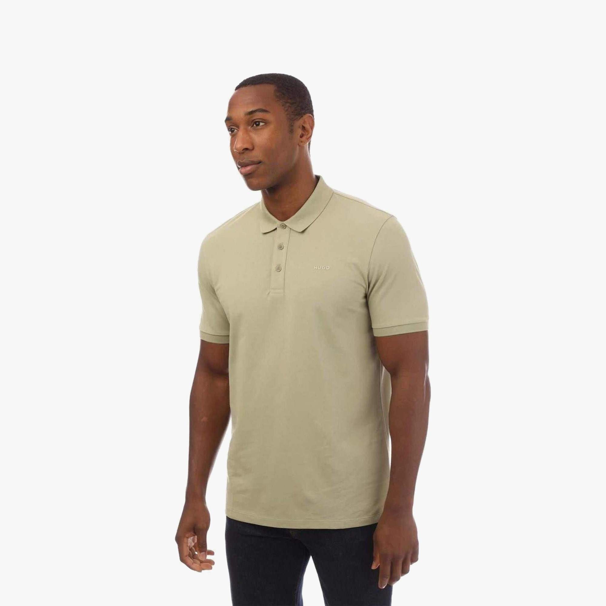 High-Density Logo Print Piqué Polo