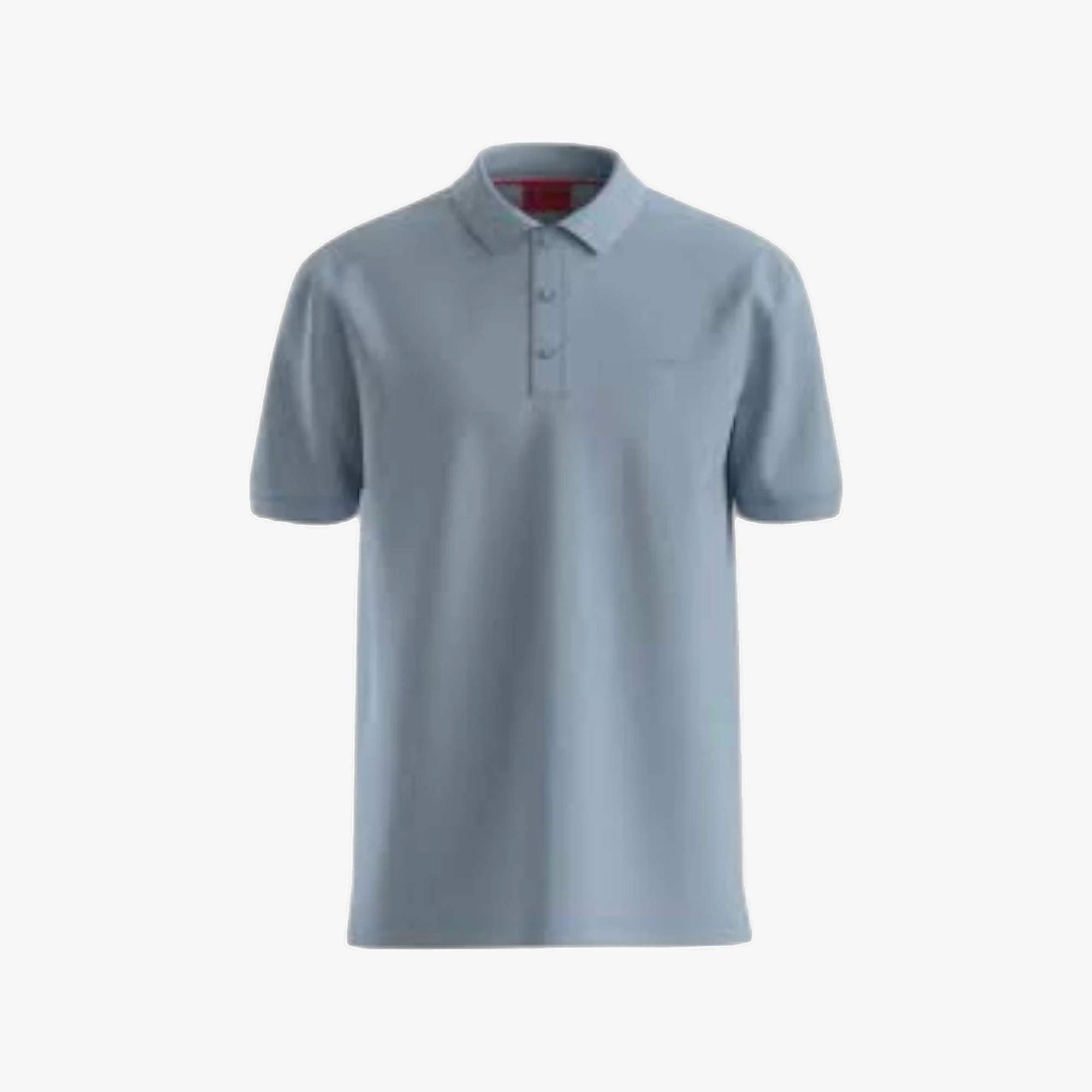 High-Density Logo Print Piqué Polo