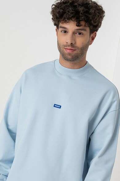 Blue Logo Patch Terry Sweatshirt