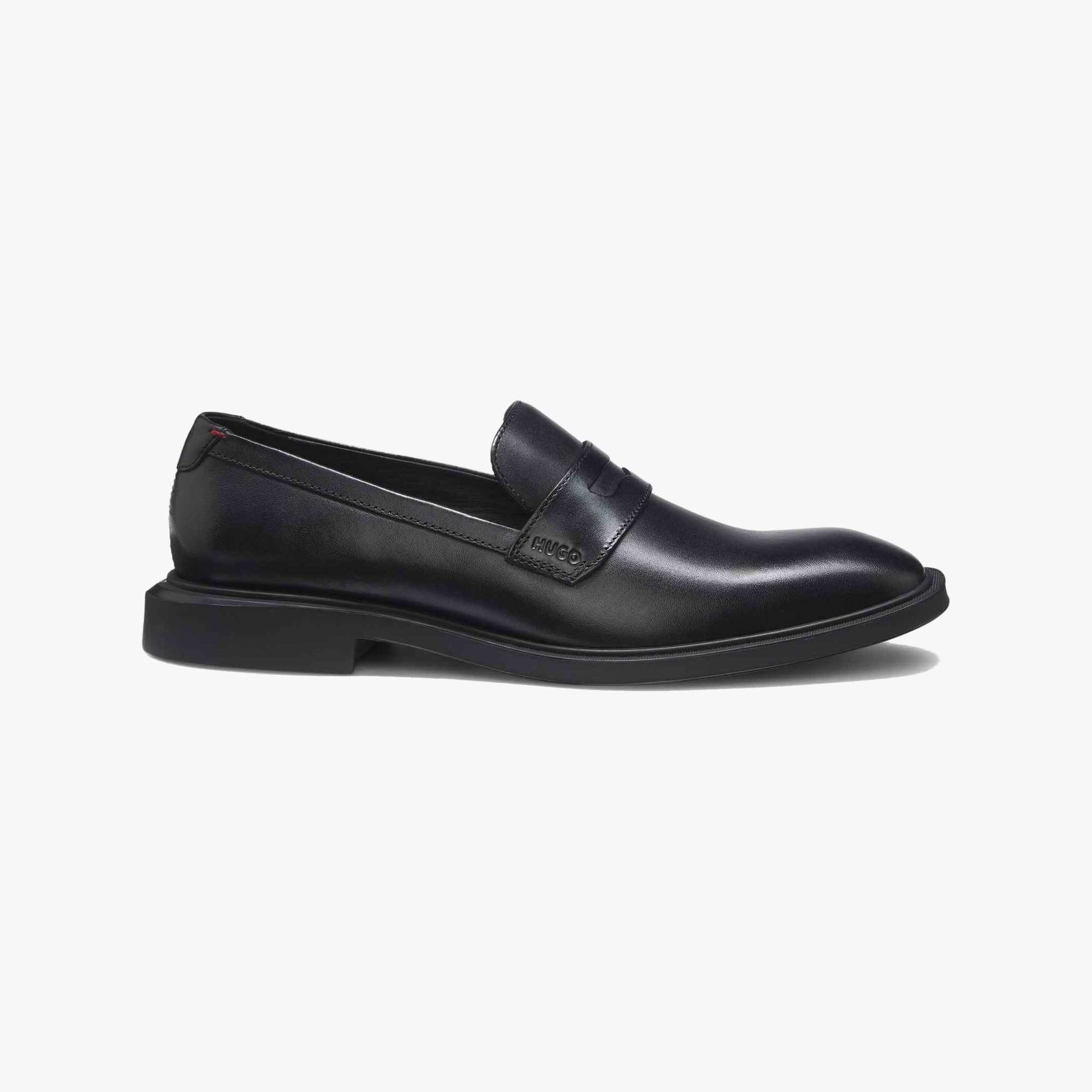 Penny-Trim Leather Loafers