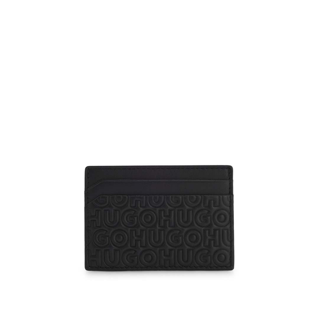 Leather Card Holder with Embossed Logos