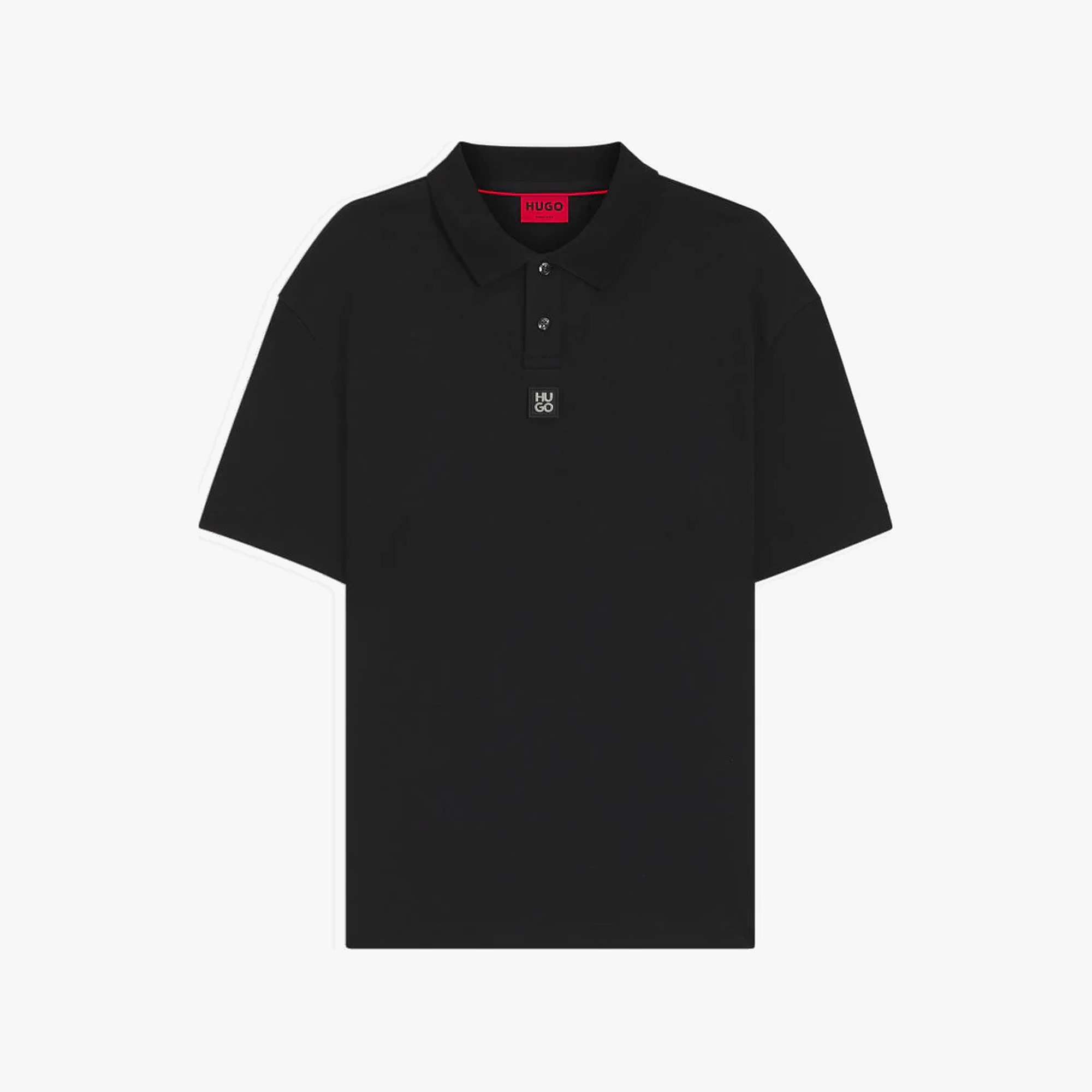 Stacked Logo Interlock Cotton Polo
