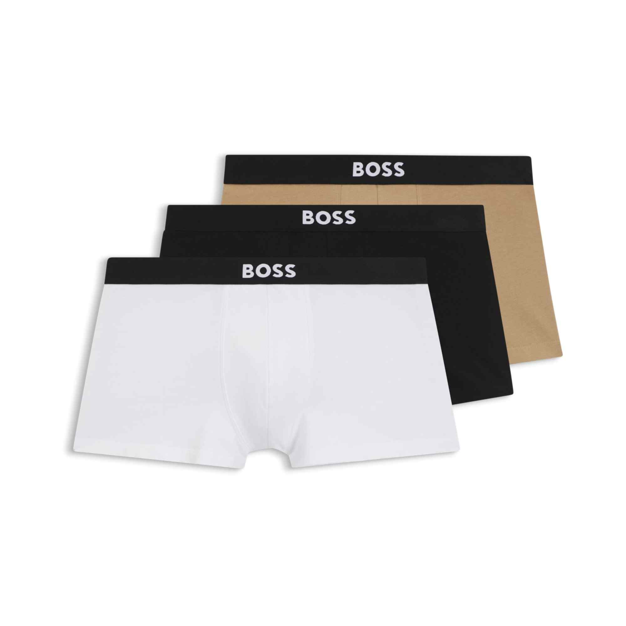Three-Pack Stretch-Cotton Trunks