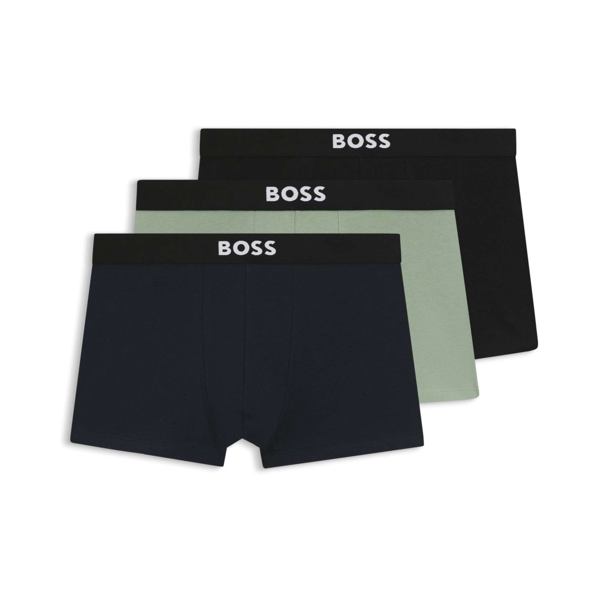 Three-Pack Stretch-Cotton Trunks