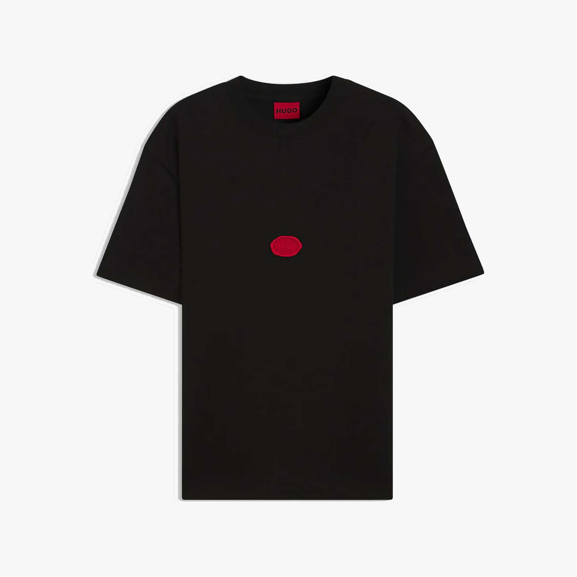 Cotton-Jersey T-Shirt With Wax-Stamp Logo