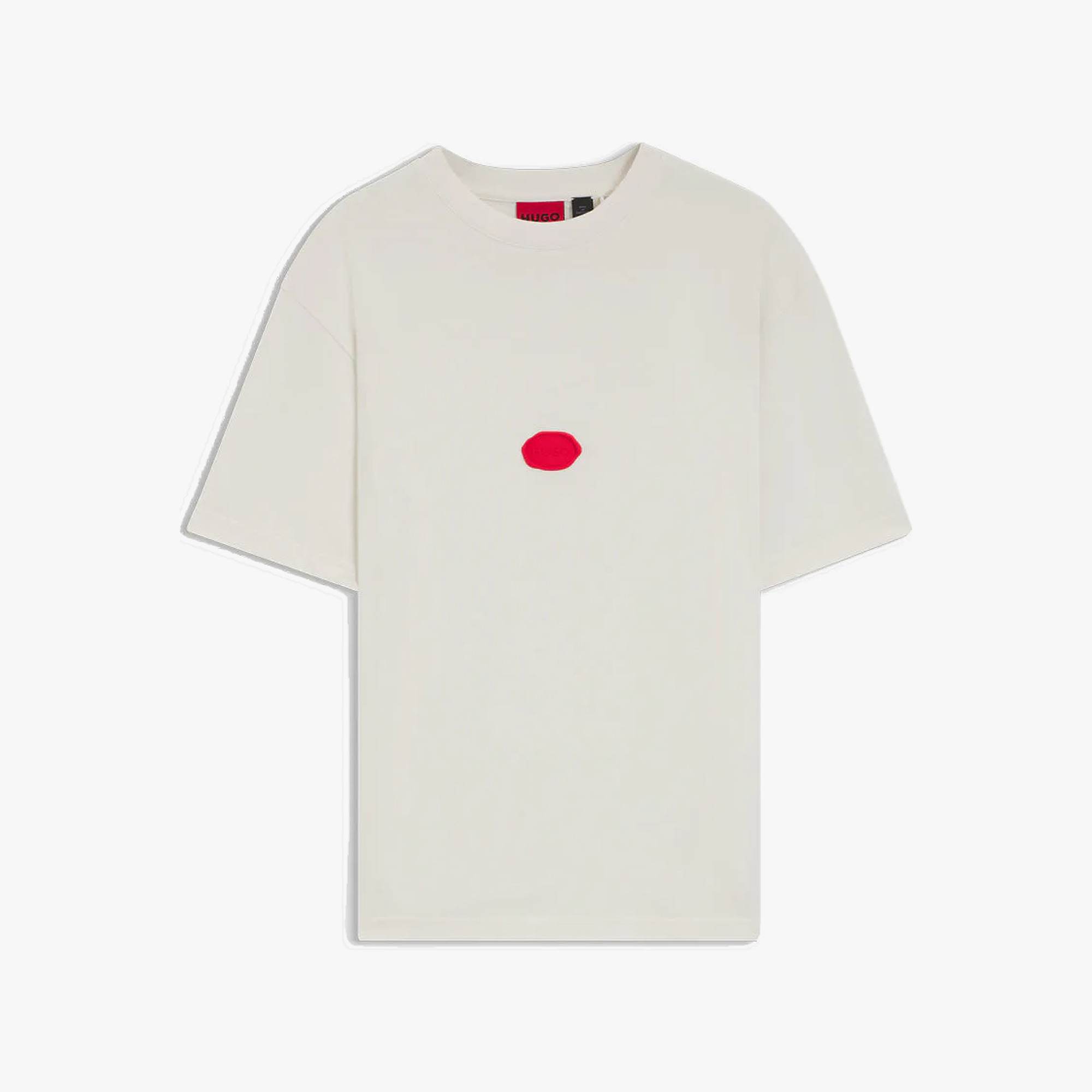 Cotton-Jersey T-Shirt With Wax-Stamp Logo